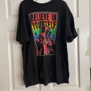 Deadpool Rainbow Shirt 2XL Pride